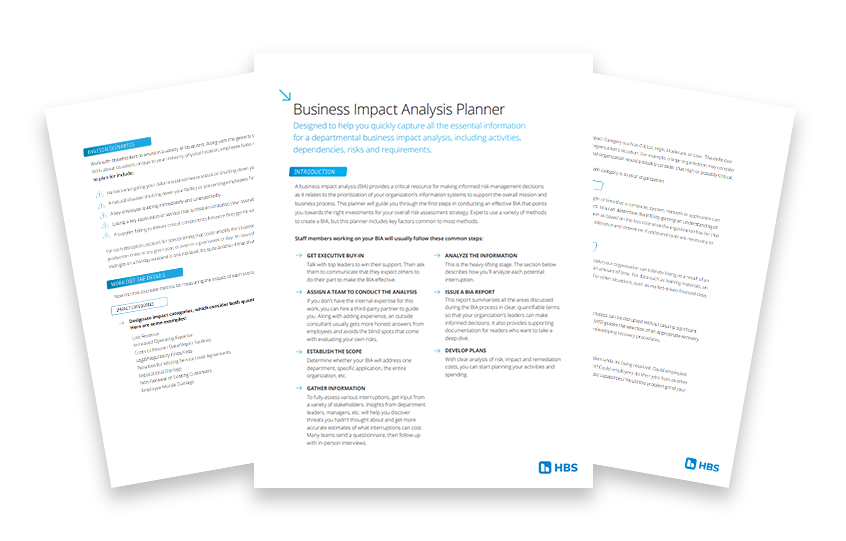 Business Impact Planner Image