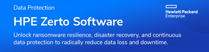 HPE Zerto Software Newsletter