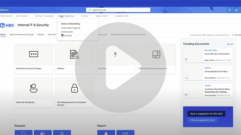 Sharepoint HBS Connect