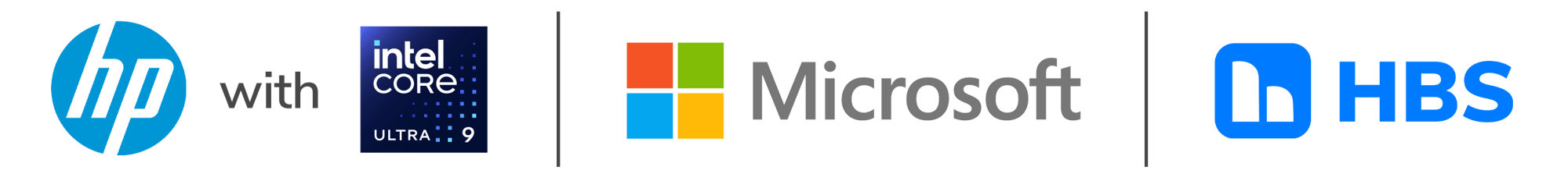 color lockup HP Intel Microsoft HBS color lockup HP Intel Microsoft HBS