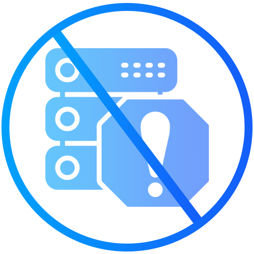 circle with line through it